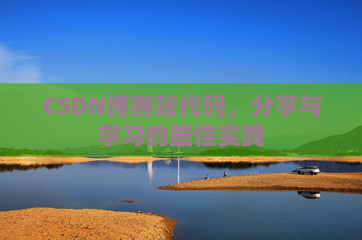 CSDN博客贴代码，分享与学习的最佳实践